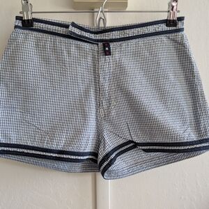 Tommy Hilfiger Tommy Girls Blue Checkered Shorts